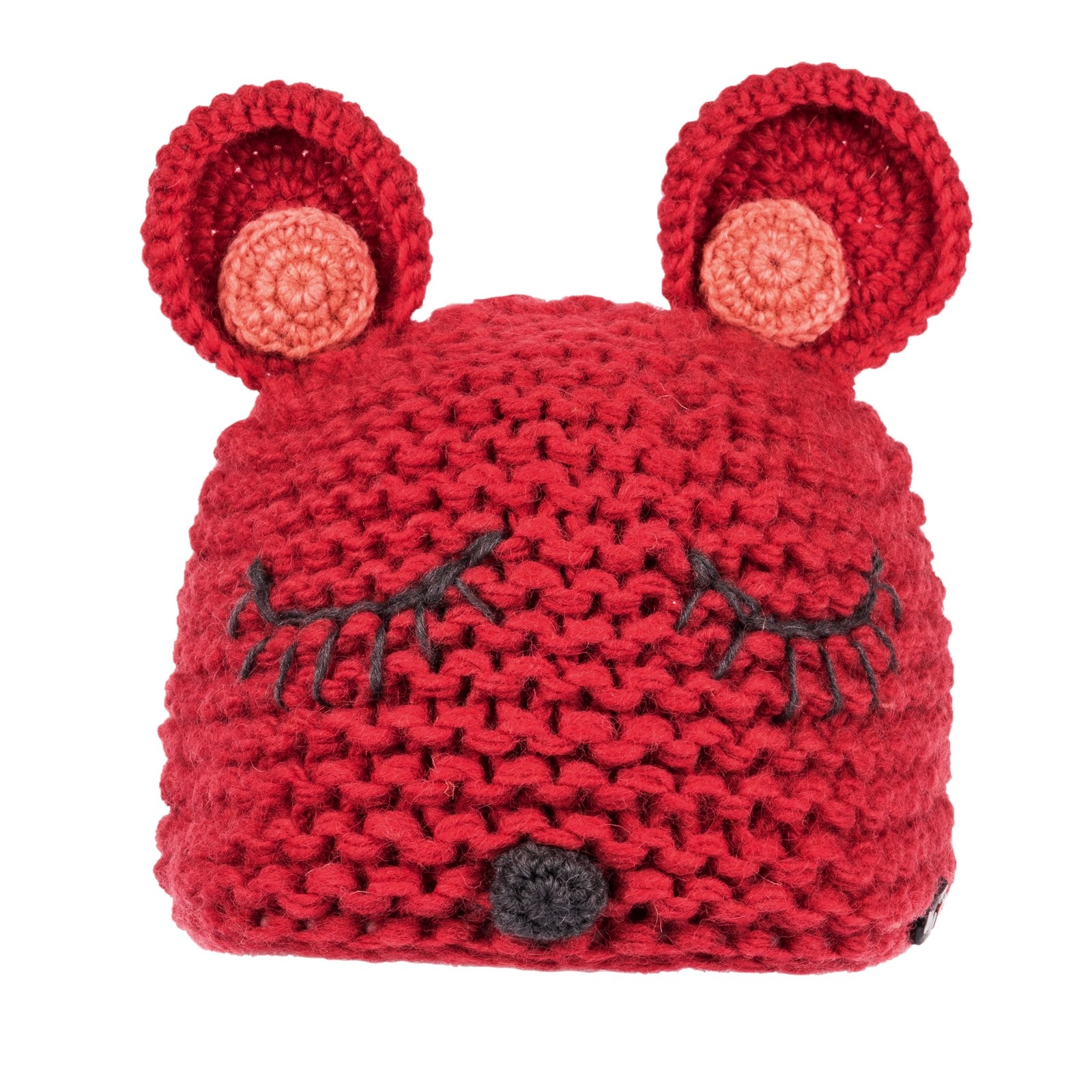 Moshiki Maus Kinder-Mütze rot