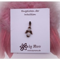 28. Engelchen der Intuition - aus Edelstein-Perlen - Mondstein