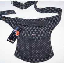 Moshiki Hot Belt MADRID #8 geräumige Hüfttasche mit praktischen Unterteilungen 178/23 schwarz 