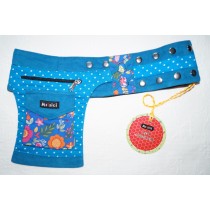 Moshiki Hot Belt YOFI Die praktischde Hip Bag für Handy & co 2225 türkisblau / bunt