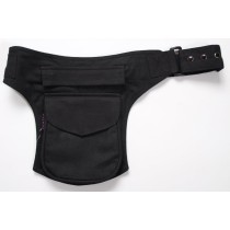 Moshiki Hot Belt MADRID geräumige Hüfttasche mit praktischen Unterteilungen schwarz